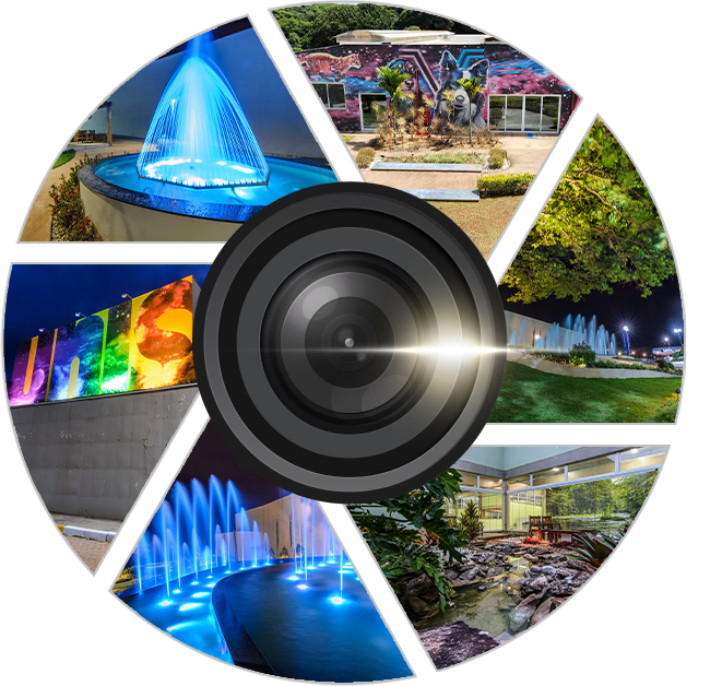 lente com fotos